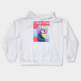 Cyber Punk Magazine Kids Hoodie